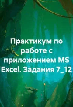 Обложка книги - Практикум по работе с приложением MS Excel. Задания 7_12 - Николай Петрович Морозов