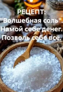 Обложка книги - РЕЦЕПТ: «Волшебная соль». Намой себе денег. Позволь себе всё. - Хельга Димитар