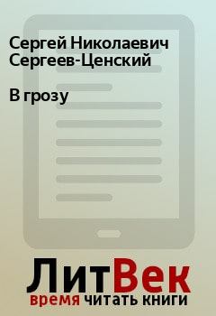 Книга - В грозу. Сергей Николаевич Сергеев-Ценский - прочитать в Litvek