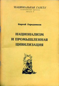 Обложка книги - Национализм и промышленная цивилизация - Сергей Городников