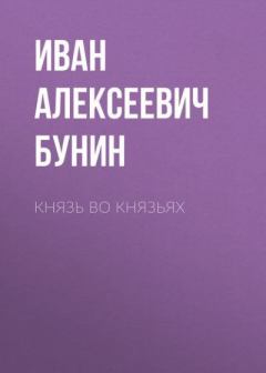 Книга - Князь во князьях. Иван Алексеевич Бунин - читать в Litvek