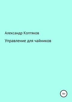 Обложка книги - Управление для чайников - Александр Валерьевич Коптяков