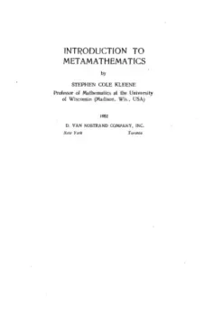 Книга - Введение в метаматематику. Стефен К. Клини - читать в Litvek