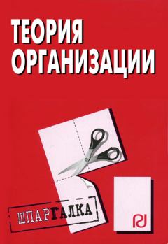 Книга - Теория организации: Шпаргалка.  Коллектив авторов - прочитать в Litvek