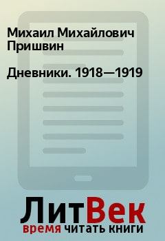 Книга - Дневники. 1918—1919 . Михаил Михайлович Пришвин - читать в Litvek
