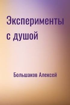 Книга - Эксперименты с душой. Алексей Владимирович Большаков - прочитать в Litvek