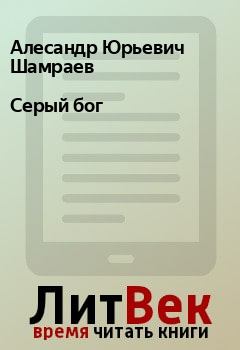 Обложка книги - Серый бог - Алесандр Юрьевич Шамраев