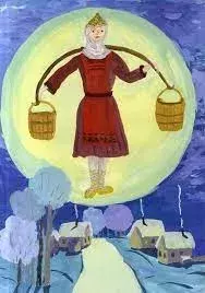 Обложка книги - Девушка на луне - Автор Неизвестен