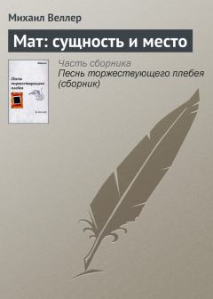 Книга - Мат: сущность и место. Михаил Иосифович Веллер - читать в Litvek