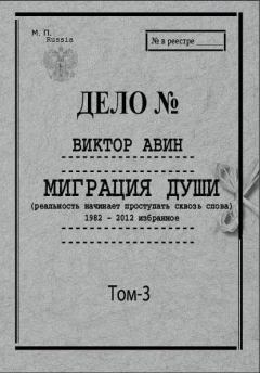 Обложка книги - Избранное. Том 3: Миграция Души, 1982–2012 - Виктор Авин