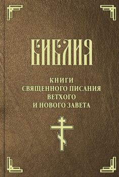 Обложка книги - Библия (на цсл. гражданским шрифтом) -  Библия