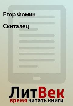Обложка книги - Скиталец - Егор Фомин