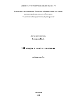 Книга - 101 вопрос о нанотехнологиях. Юрий Сергеевич Нагорнов - читать в Litvek