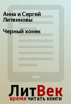 Обложка книги - Черный конек - Анна и Сергей Литвиновы