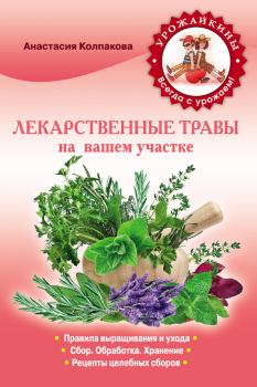 Обложка книги - Лекарственные травы вашем на участке - Анастасия Витальевна Колпакова