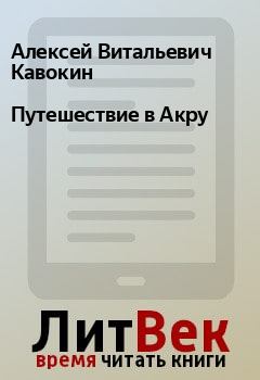 Обложка книги - Путешествие в Акру - Алексей Витальевич Кавокин