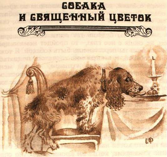 Собака и Священный цветок. Иллюстрация № 1