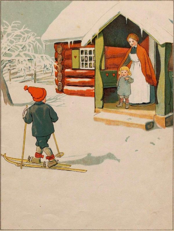 Тося на лыжах (Совр. орф.). Иллюстрация № 2