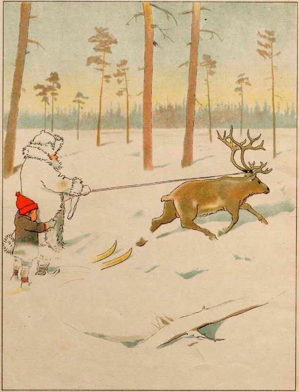 Тося на лыжах (Совр. орф.). Иллюстрация № 9