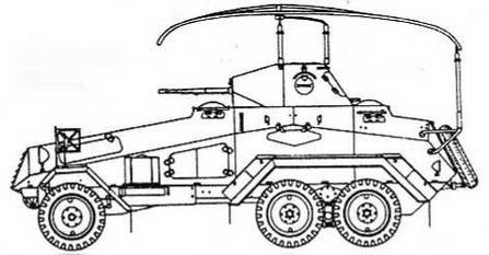 Бронетанковая техника Германии 1939 - 1945 (часть II) Бронеавтомобили, бронетранспортеры, тягачи и спецмашины. Иллюстрация № 8