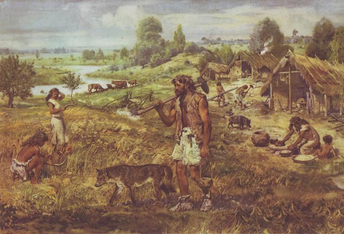 Жизнь древнего человека. Иллюстрация № 54