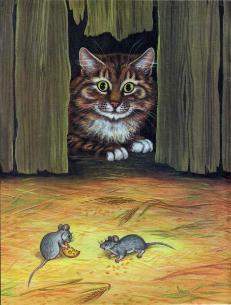 Кот и лиса. Иллюстрация № 1