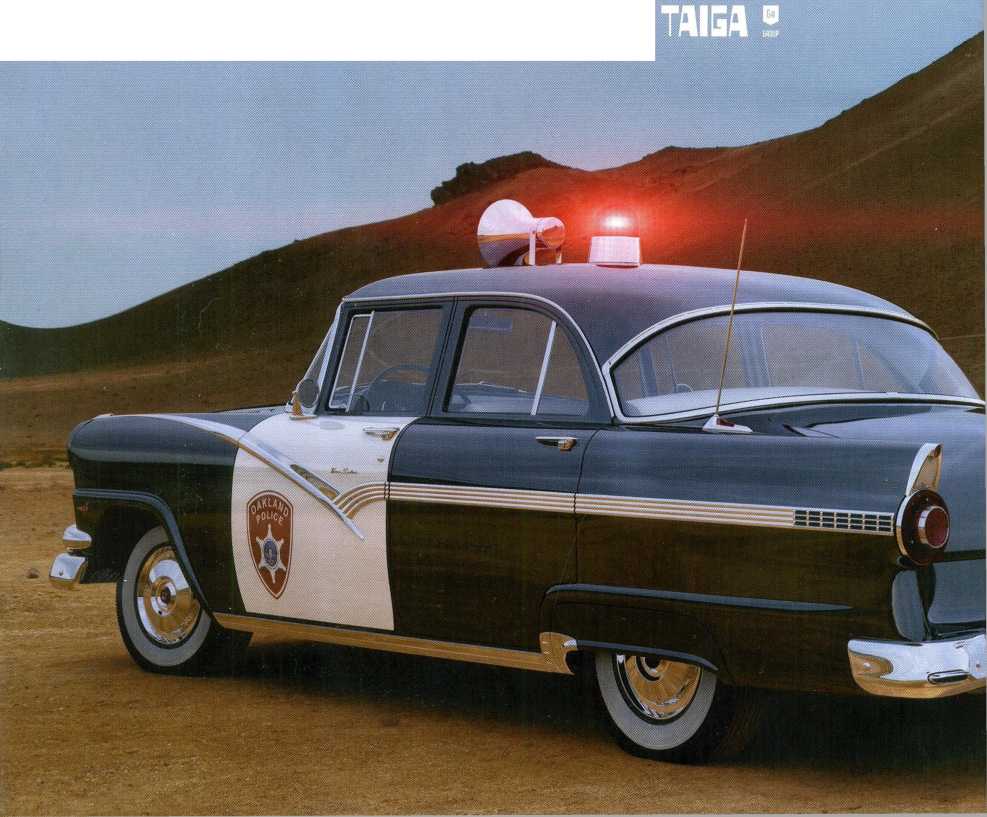 Ford Fairlane Town sedan 1956. Полиция Детройта. Иллюстрация № 2